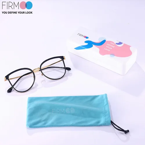 Miniatura 6 de Firmoo Lentes de bloqueo de luz azul, montura redonda retro, antifatiga ocular, anti UV400, lentes de computadora para mujeres y hombres, negro