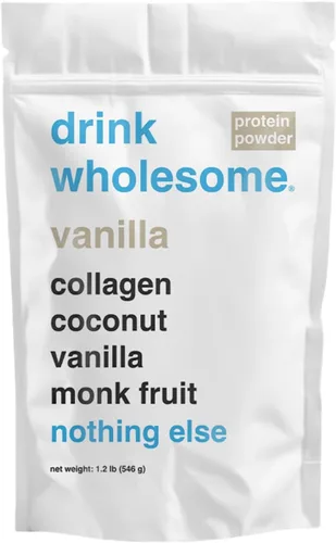 Miniatura 8 de drink wholesome Proteína de colágeno de chocolate en polvo para estómagos sensibles Proteína de alimentos integrales mínimamente procesada Sin