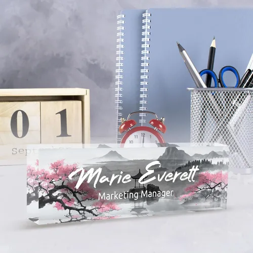 Miniatura 7 de Placa de nombre personalizada para escritorio Placa de nombre de escritorio personalizada Regalos personalizados de agradecimiento para jefe