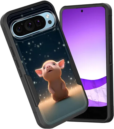Miniatura 10 de Funda para Pixel 6A, funda híbrida de doble capa resistente a prueba de golpes de policarbonato duro de silicona suave TPU para Google Pixel 6A