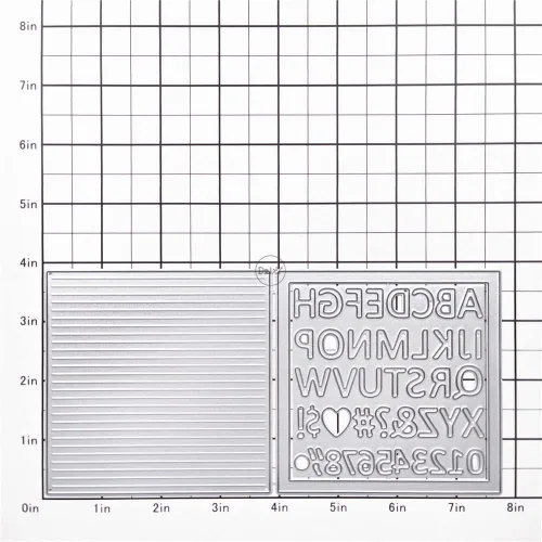 Miniatura 2 de DzIxY Troqueles de corte de metal con número de letras inglesas para hacer tarjetas, troquelados, troquelados, álbumes de recortes, plantillas
