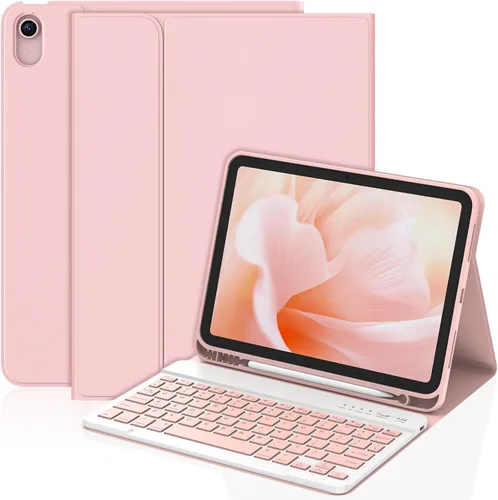 Miniatura 10 de KBCASE Funda para iPad Air de 11 pulgadas (M3/M2) 2025/2024 con Teclado, Funda de Teclado para iPad Air 5ª/4ª generación/para iPad Pro 11 2018