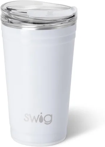 Miniatura 48 de Swig Life - Vaso aislante de 22 onzas, vaso de viaje para café con tapa, taza de viaje para café apta para portavasos, acero inoxidable (Aqua)