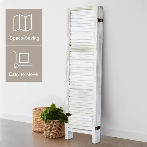 Miniatura 5 de Divisor de habitación con estantes, pantalla de privacidad, separadores de habitación y pantallas de privacidad plegables, separador de separación
