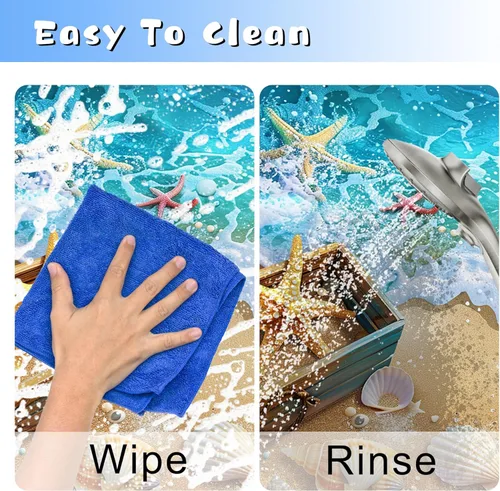 Miniatura 4 de Tapetes de baño antideslizantes de secado rápido, tapete de baño de goma, súper absorbente, tapete de baño lavable, tapete de baño para suelo