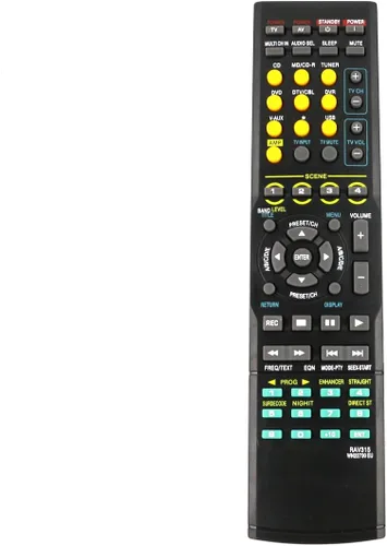 RAV315 Control remoto de repuesto aplicable para receptor Yamaha AV RAV315 RX-V461 HTR-6040 HTR-6050 WN22730EU RX-V561 RX-V3800 RX-V650 RX-V640