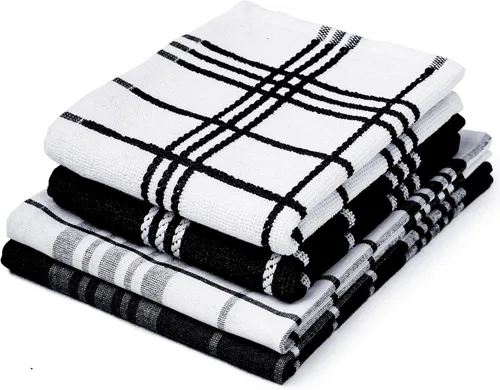 Miniatura 9 de Encasa XO Juegos de Toallas de Cocina y Paños de Cocina Toalla de Mano de Algodón Multiusos, Altamente Absorbente para Limpieza y Reutilizable