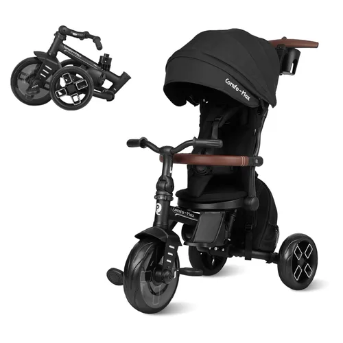 Cochecito de bicicleta para bebés de 10 meses a 6 años de edad, cochecito plegable 8 en 1 para niños pequeños de 3 a 5 años, triciclo de regalo para