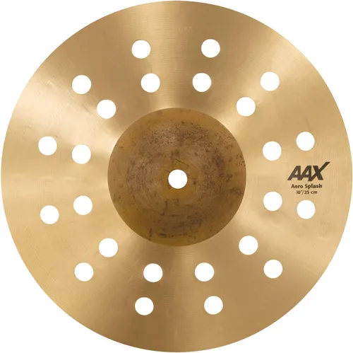 Miniatura 7 de SABIAN Platillo AAX Aero Splash de 8 pulgadas, acabado brillante