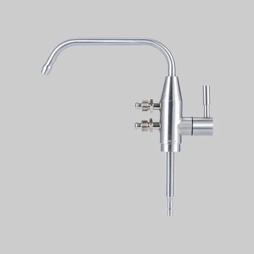 Miniatura 5 de Grifo de agua alcalina, 1/2 "grifo ionizador de dos caños de acero inoxidable para sistema de filtración de ionizador de agua alcalina