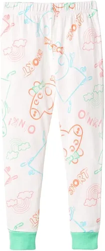 Miniatura 4 de Peppa Pig Conjunto de 4 piezas de algodón de manga larga y pantalones de pijama para niñas pequeñas