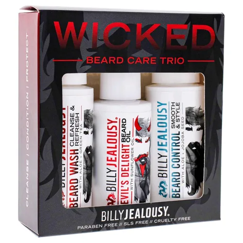 Miniatura 3 de Billy Jealousy Beard Care Kits – Travel-Friendly Gifts for Men – Beard Wash, Leave-In Conditioner and Beard Oil to Cleanse, Nourish, Soften &