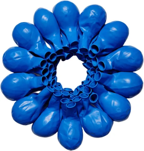 Miniatura 82 de Paquete de 90 globos azul marino de 18 pulgadas, globos grandes azul real para decoraciones de fiestas y eventos