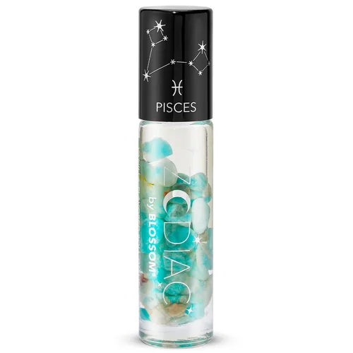 Miniatura 12 de Blossom Brillo de labios con signo del zodiaco con aroma a vainilla, brillo labial roll-on hidratante e hidratante con cristales del zodiaco, Acuario