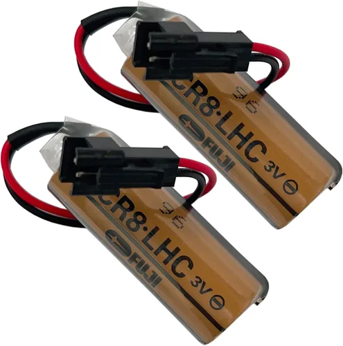 Paquete de 2 repuestos de batería de litio de 3 V 2600 mAh para Fuji FDK CR8.LHC 17450 Toto CR8-LHC fuente de alimentación de reserva de memoria