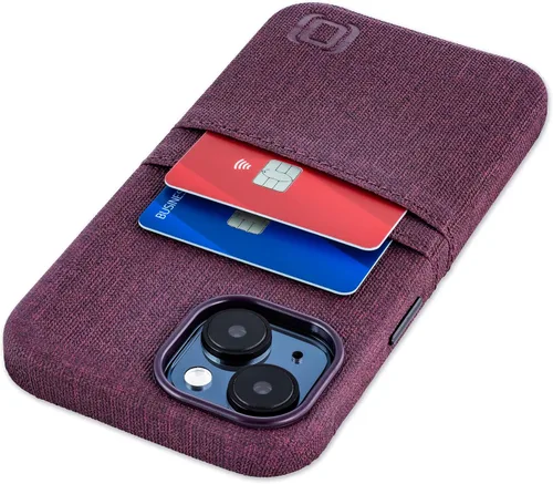 Miniatura 27 de Dockem Funda para tarjetas para iPhone 15 con placa de metal integrada para montaje magnético y 2 bolsillos para tarjetas: Cartera Luxe M2, piel