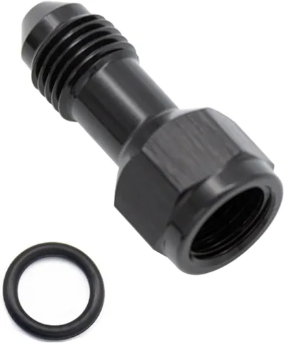 Miniatura 7 de Aluminio 3AN hembra a 3AN macho extensor de montaje, conector adaptador de extensiones AN3 con anillo tórico, negro