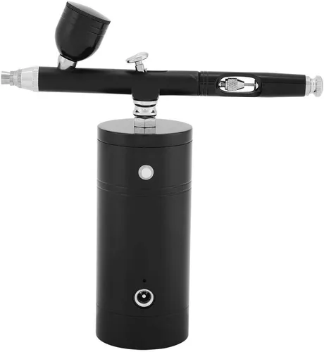 AUNMAS - Kit de aerógrafo ligero y portátil de doble acción de 0.012 in, boquilla USB alimentada por USB para hacer modelos, decoración de pasteles,