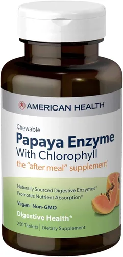 Miniatura 9 de Enzima de papaya masticable con clorofila 100 Chwbls