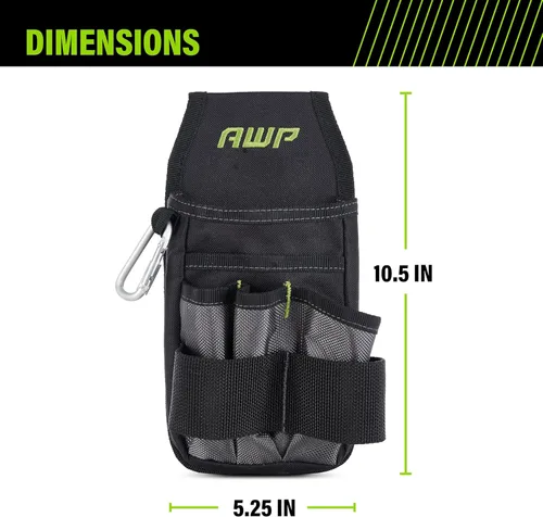 Miniatura 3 de Bolsa de herramientas AWP, bolsa de herramientas para electricista, organizador multibolsillo profesional premium