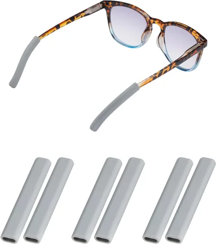 Miniatura 6 de Almohadillas antideslizantes para gafas, puntas de silicona para sienes de lentes, funda suave, cómodas almohadillas para orejas de gafas, agarres