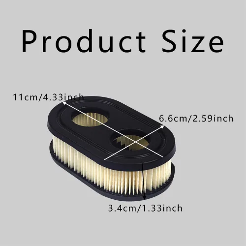 Miniatura 5 de 4 filtros de aire 593260 que reemplazan 798452 334404, filtro de cartucho de filtro de aire, filtros de repuesto para filtro de aire para cortadora
