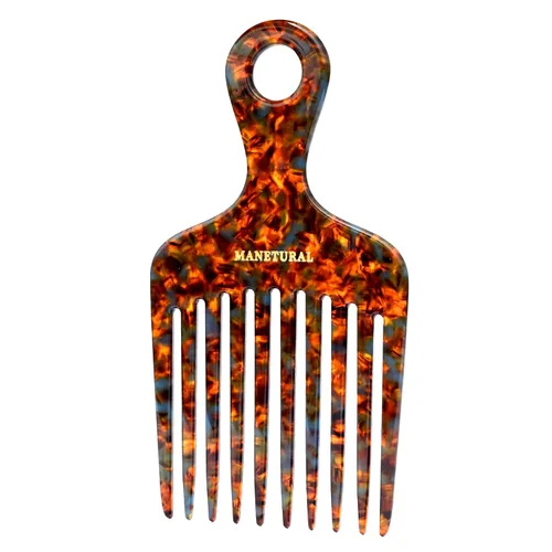 Miniatura 13 de 14MX púas de cabello para mujeres, púas de cabello para cabello rizado, peine de dientes anchos para rizos, púa afro, peine de acetato de 5.5