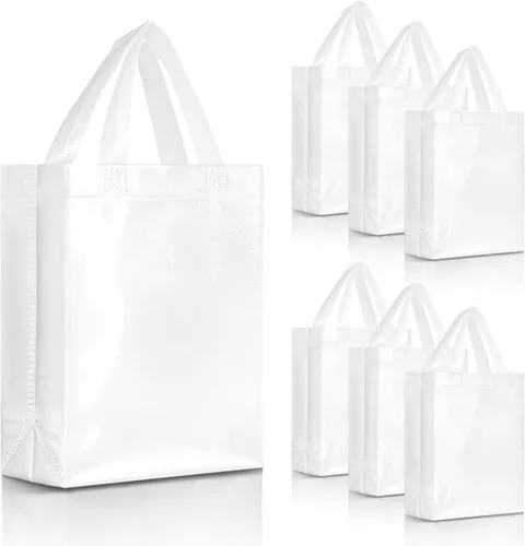 Miniatura 57 de Nush Nush - Bolsas de regalo reutilizables azul aguamarina a granel (azul aguamarina - Tamaño mediano - Juego de 30)