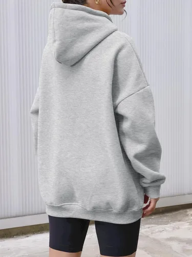 Miniatura 9 de AUTOMET Sudaderas con capucha de gran tamaño para mujer, sudaderas de forro polar con capucha 2024, ropa de otoño, trajes de moda, suéter de invierno
