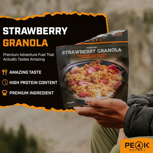 Miniatura 3 de Peak Refuel Comida seca congelada para mochileros y camping Sabor increíble Alta proteína Preparación rápida Peso ligero