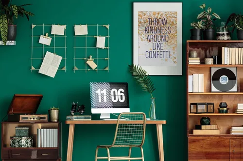 Miniatura 2 de Póster educativo de 12 x 18 pulgadas, póster inspirador y motivacional, elegante decoración de pared para el aula, mensajes inteligentes