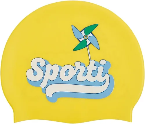 Miniatura 18 de Sporti Gorra de Natación de Silicona de Edición Limitada para Adultos con Dimensión Altura 7.6" - Apertura 7.5", Gorra de Natación Variedad