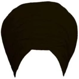 Miniatura 2 de Warrior Style Turbante Sikh Dumalla Sikh Turbante Panjabi Chand Tora Dumala F74 Dumalla 10 Metros Color Negro