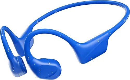 Miniatura 9 de PSIER Auriculares de natación de conducción ósea con doble controlador, IPX8, conducción de aire, impermeable, auriculares abiertos, modo MP3