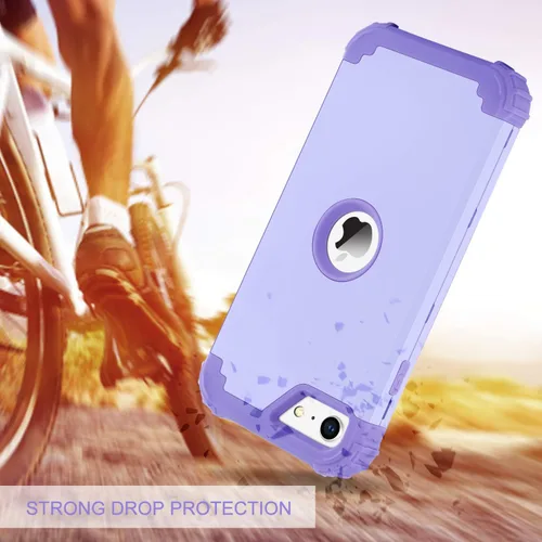 Miniatura 3 de BENTOBEN Funda para iPhone SE 2022 y iPhone SE 2020, resistente 3 en 1, cuerpo completo, resistente, a prueba de golpes, híbrida de policarbonato