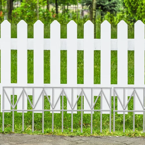 Miniatura 6 de Paquete de 5 vallas de barrera para animales de 24 pulgadas de largo x 15 pulgadas de alto, producto patentado para valla subterránea sin