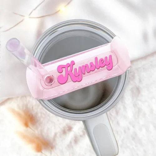 LASFOUR Placa de nombre personalizada, placa de nombre de 30 oz/40 onzas, placa de nombre para tapa, accesorios de taza, placa de nombre acrílica