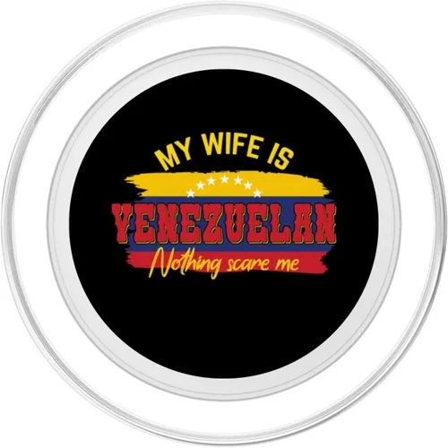 Miniatura 2 de My Wife Is Venezuelan Nothing Scares Me Funny Venezuela PopSockets MagSafe PopGrip for iPhone