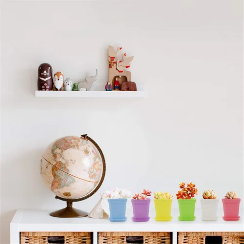 Miniatura 5 de 30 macetas de 3 pulgadas para vivero, macetas cuadradas de plástico grueso para plantas de flores, macetas de plántulas, macetas de inicio de Varios