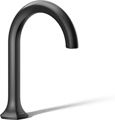 Miniatura 21 de KOHLER 27000-4K-BMB - Grifo de baño de un solo mango con montaje de drenaje emergente, grifo de lavabo de baño de un agujero, 1.0 gpm, negro mate