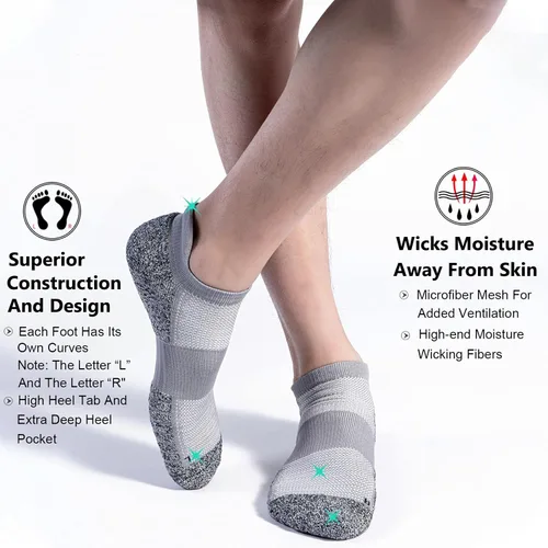 Miniatura 4 de SITOISBE Calcetines deportivos de compresión para hombres y mujeres, paquete de 48