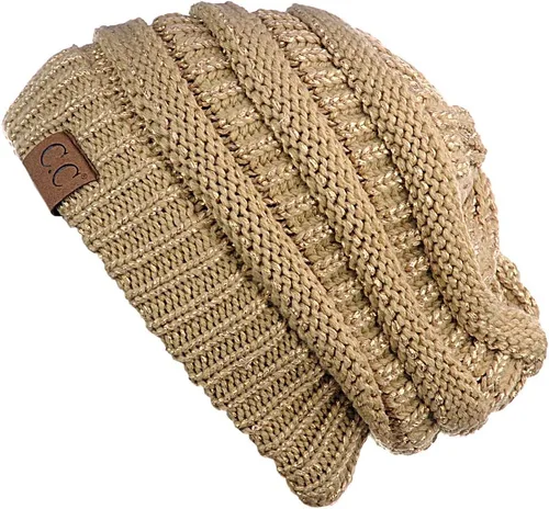 Miniatura 250 de C.C Trendy Warm Chunky Soft Stretch Cable Knit Beanie