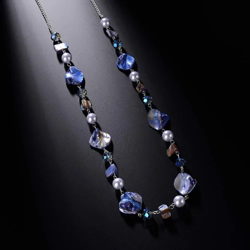 Miniatura 4 de Pearl & Club - Collar largo con cuentas para mujer