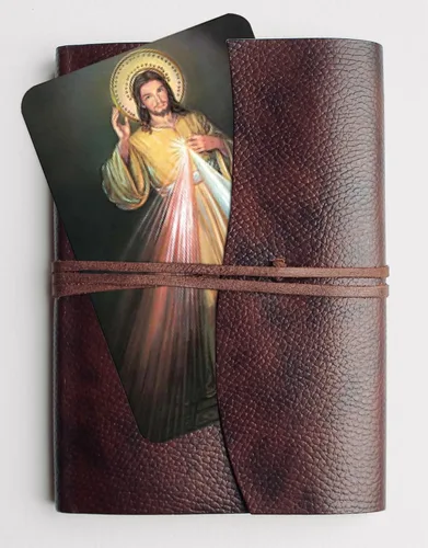 Miniatura 4 de Trendzeen Coronilla de la Divina Misericordia - con medalla en relieve, ficha de Jesucristo, tarjeta de oración del Señor Ficha de bolsillo