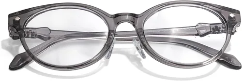 Miniatura 9 de IGnaef Gafas de bloqueo de luz azul para mujer, marco ovalado, gafas de luz azul para juegos, computadora, pantalla BL6216 C04 verdoso