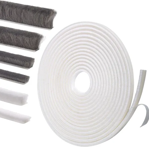 Miniatura 11 de Sello autoadhesivo para puertas y ventanas: relleno aislante insonorizante para marcos correderos, exteriores, frontales y jambas, 0.2 pulgadas x