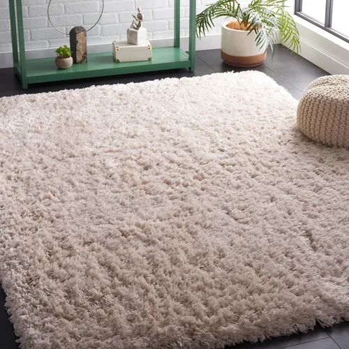 Miniatura 12 de SAFAVIEH Flokati Shag Collection - Alfombra decorativa, 2 pies 3 pulgadas x 4 pies, color marfil, diseño sólido, no desprende pelusa y de fácil