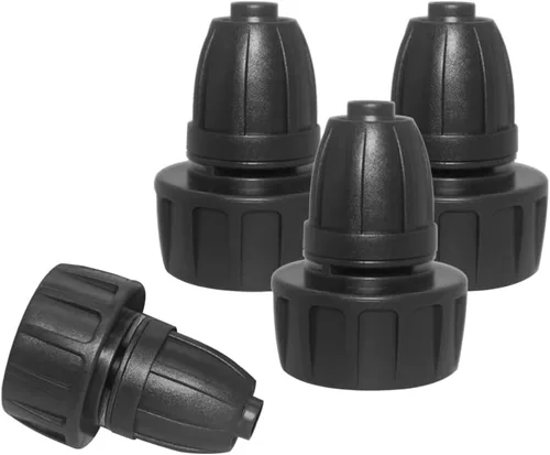 Miniatura 8 de Hooshing 4 tubos de riego por goteo de 1/2 pulgada a grifo, adaptador de manguera de jardín de 3/4 a 1/2 pulgadas, adaptador de manguera de riego