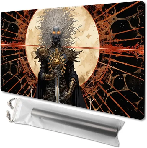 Miniatura 20 de MTG - Tapete de juego de 24 x 14 pulgadas, bolsas de almacenamiento antideslizantes, ideal para entusiastas de los juegos de cartas, alfombrilla