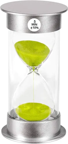 Miniatura 21 de Temporizador de arena de 1 minuto, reloj de arena de plástico de 1 minuto, reloj de arena pequeño de un minuto, temporizador de cristal de arena Azul